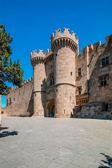 In The Heart Of The City Of Rhodes Surrounded By Imposing Walls Lies