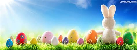 Easter Bunny Eggs Facebook Cover Easter Cover Photos