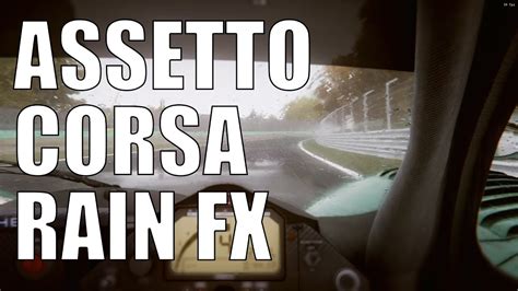Reshade Rtgi On Raining Monza Assetto Corsa Gameplay Youtube