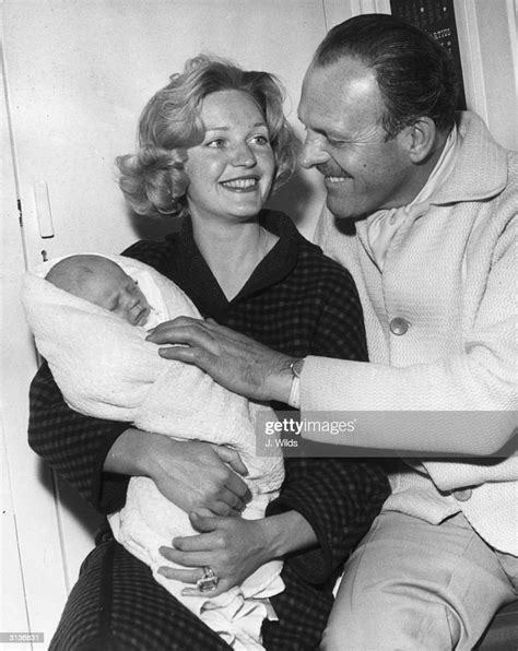 Comic Actor Terry Thomas With His Wife Belinda Cunningham And Month