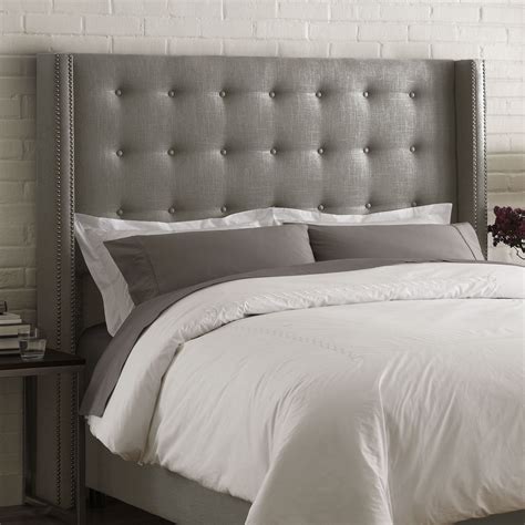 Some beautiful beds with headboards that can redefine the look of your bedroom then checkout our latest collection of 25 outstanding tufted headboard design ideas for your bedroom. Skyline Furniture Nail Button Tufted Upholstered Headboard ...