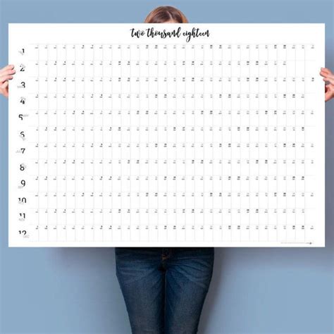 2018 Wall Planner Download Print And Plan Great Tool To Plan And