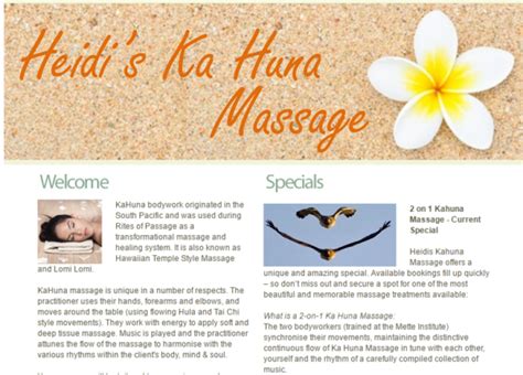 Kahuna Massage In South Africa