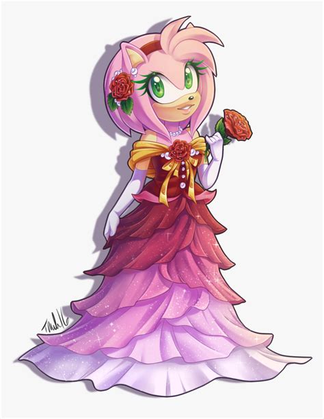 Amy Rose In Bloom Amy Rose Fan Art Hd Png Download Kindpng