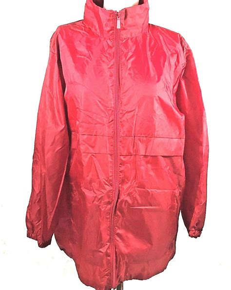 Totes Rain Jacket Size Lxl Packable Roll Up