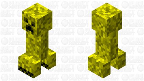 Golden Creeper Minecraft Mob Skin
