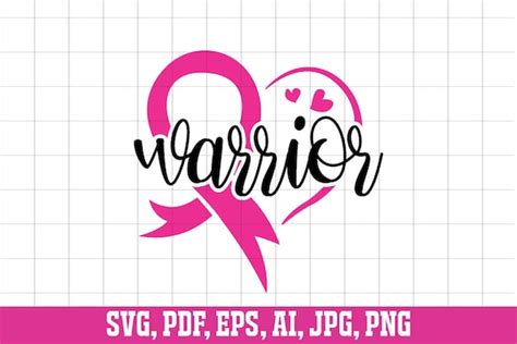 Cancer Warrior Breast Cancer Svg Cancer Awareness Svg Etsy