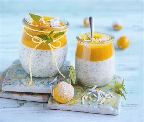 Pudding Chia Z Mango Przepis Mojegotowanie Pl