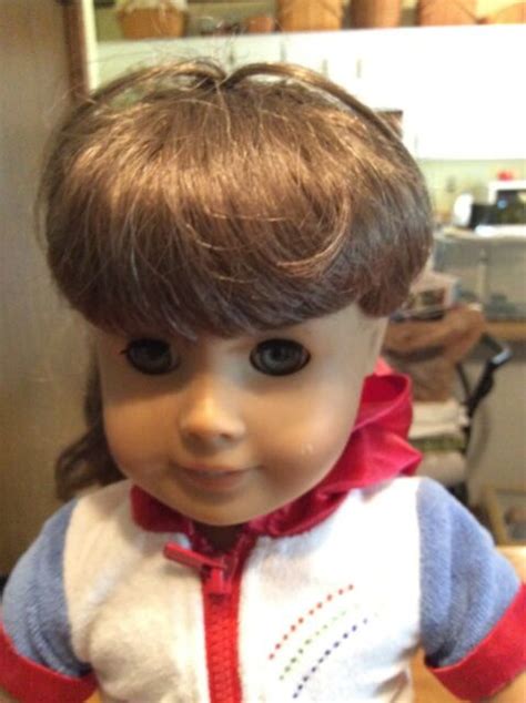 American Girl Doll 18 Tall Brown Hair Blue Green Eyes In 2 Piece