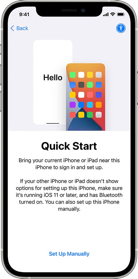 Use Quick Start To Transfer Data To A New Iphone Ipad Or Ipod Touch