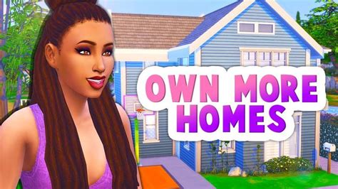 Own Multiple Homes Flip Houses🏡 The Sims 4 Mod Review Sims 4