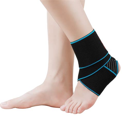 Kgone Adjustable Ankle Support Elastic Compression Ankle Wrap Strap