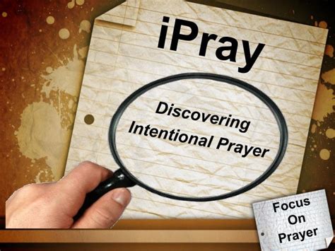 Ipray Intentional Prayer