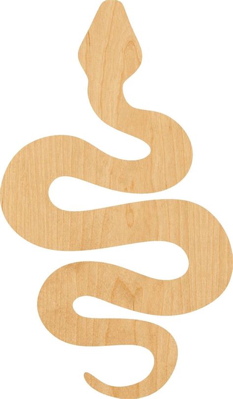 Snake Wooden Laser Cut Out Shape Great for Crafting | Etsy