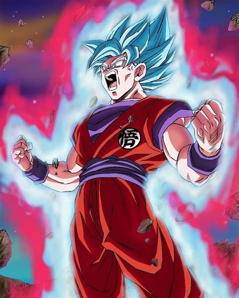 Goku Ssj Blue Kaioken Anime Dragon Ball Super Dragon Ball Super Goku