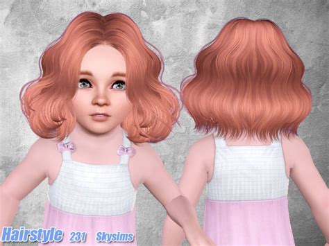 The Sims Resource Skysims Hair Toddler 231ko