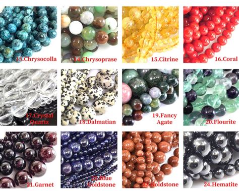 High Quality Natural Gemstone Bead Round Smooth Loose Bead 4mm Etsy