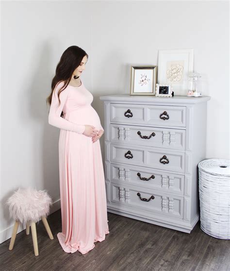 The Perfect Maternity Dress For Baby Showers From Pink Blush Shop