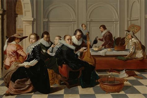 The Musical Gathering Painting By Willem Cornelisz Duyster Copy After