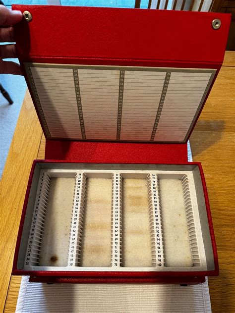 Two 35mm Slide Storage Boxes Each Box Holds 100 Slides Ebay