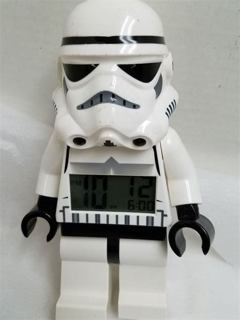 Lego Star Wars Stormtrooper Minifigure Alarm Clock No Box Lego Star