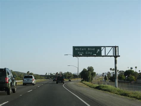 California Aaroads Interstate 215 South Riverside To Murrieta