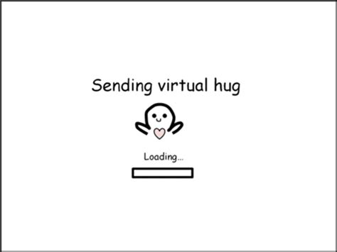 Sending You A Virtual Hug Sticker 