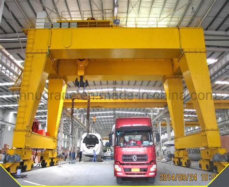 Heavy Duty Rail Mounted Double Girder Container Gantry Crane China