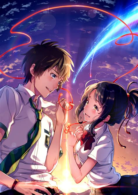 Kiminonawafull2052362 1354×1912 Kimi No Na Wa Casal