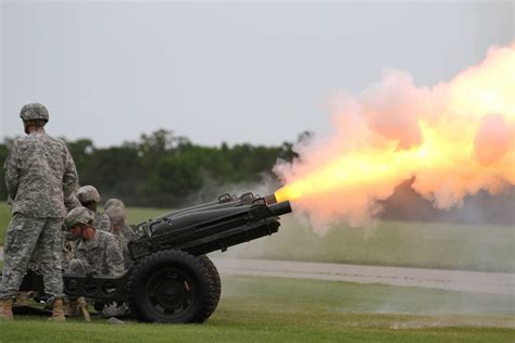 Salute With A Bang Behind The Cannon Fire At Fort Leonard Wood