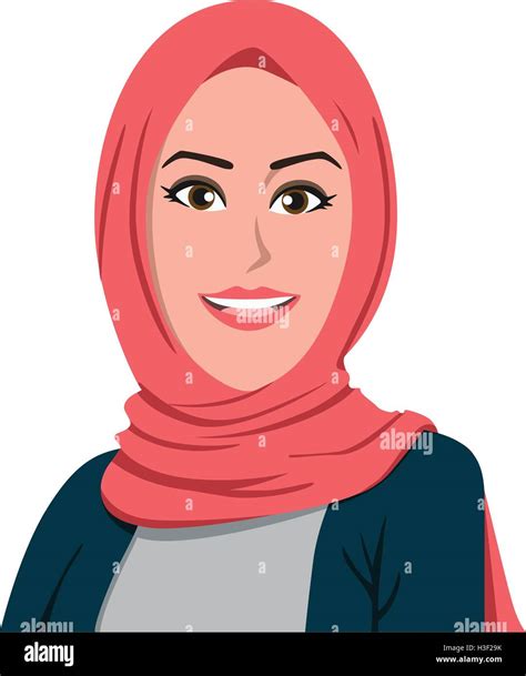 Beautiful Hijab Girl Vector Illustration Stock Vector Image And Art Alamy