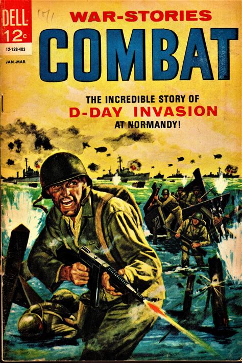 Dell Comic 11 Combat War Stories D Day Invasion 1964 War