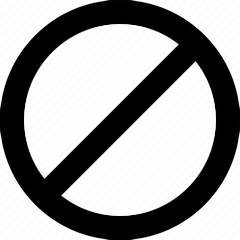 Banned Forbidden Not Allowed Prohibited Restriction Icon Download