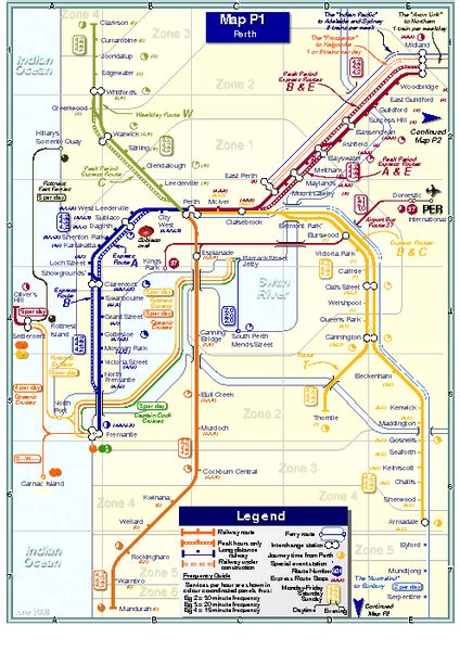 Perth Rail Map Perth Australia • Mappery