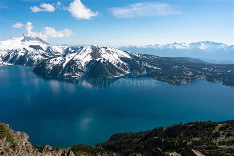 Garibaldi Lake In Garibaldi Provincial Park In British Columbia Stock