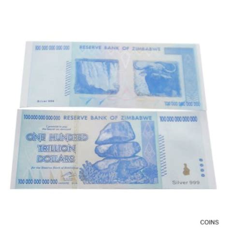 アンティークコイン コイン 金貨 銀貨 [送料無料] 100x new zimbabwe millillion 3000003 zero dollars gold banknote non