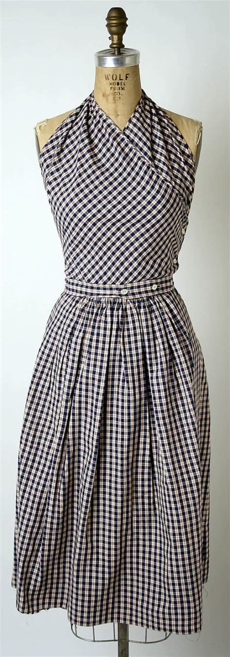 Claire Mccardell Sundress 1943 Fashion Vintage Dresses Claire Mccardell