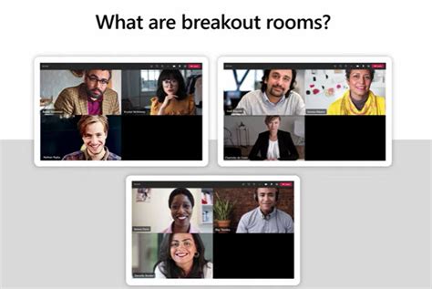 Breakout Rooms In Teams Meetings Help People To Work Smarter Office