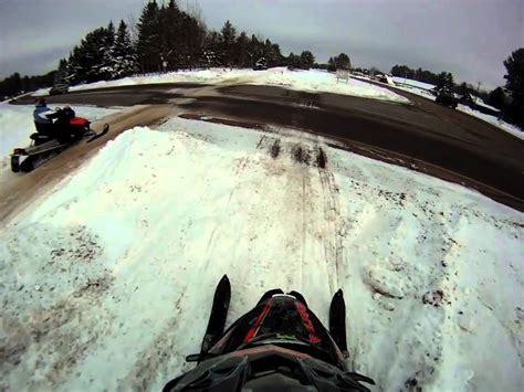 Tyler Snowmobiling In Tomahawk Wi Youtube