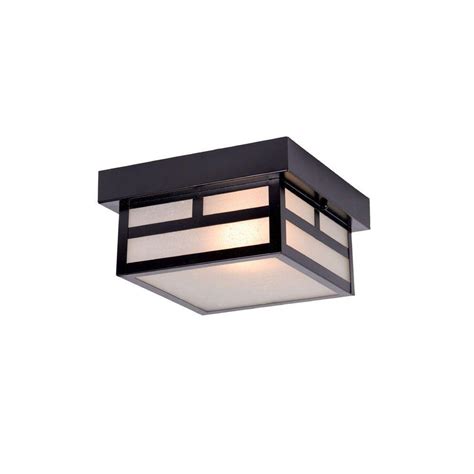 Porch ceiling lights and patio ceiling lights or other areas that is not directly exposed to water needs to be ul listed for damp locations. Acclaim Lighting Artisan Collection 1-Light Matte Black ...