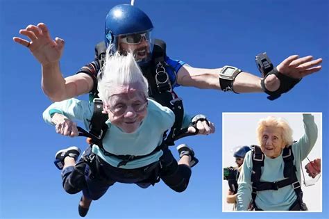 104 Year Old Woman Dies Days After Breaking World Record For Oldest Skydiver