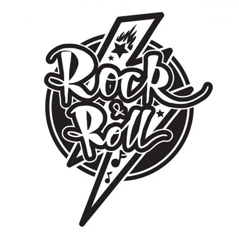 Letras De Rock And Roll Vector Premium Rock Roll Estampados Para