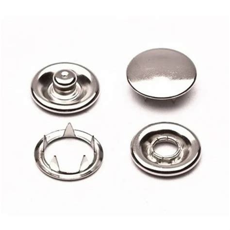 Silver 4 Part Metal Cap Prong Snap Button At Rs 95piece In Gurgaon
