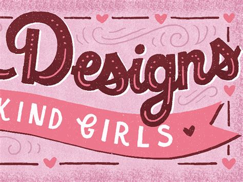 Special Designs One Of A Kind Girls By Elyse Boutall On Dribbble