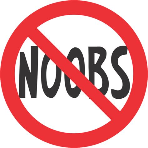 No Noobs Allowed Just Stickers Just Stickers