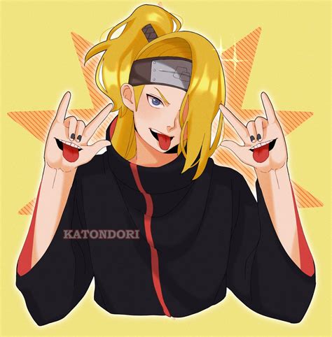 Naruto Happy Birthday Deidara💥 Deidaraday Ader🪸のイラスト