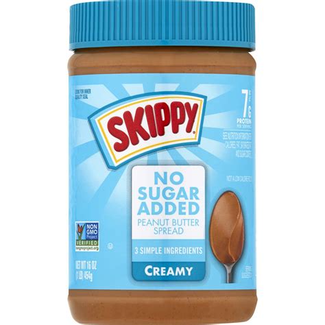 Skippy Creamy No Added Sugar Peanut Butter G Woolworths