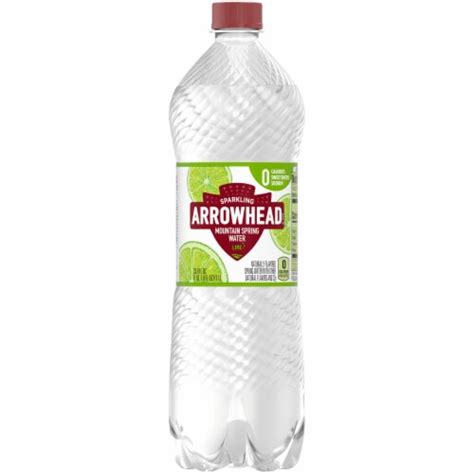 Arrowhead Mountain Spring Zesty Lime Flavored Sparkling Bottled Water