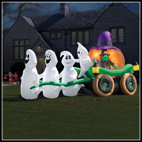 Airblown Inflatable Whirlwind Zombie Ghost Dancers Globe Halloween Yard
