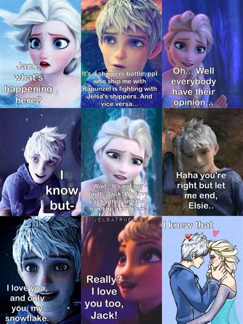 Jelsa Funny Disney Jokes Disney Memes Disney Quotes Disney Cartoons